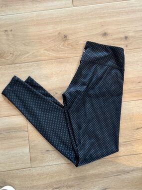 lululemon Black Polkadot Leggings